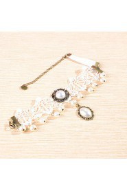 Fashion Pearl Lace Bracelet