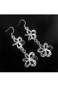 Fashion Design Silver Plated Earring