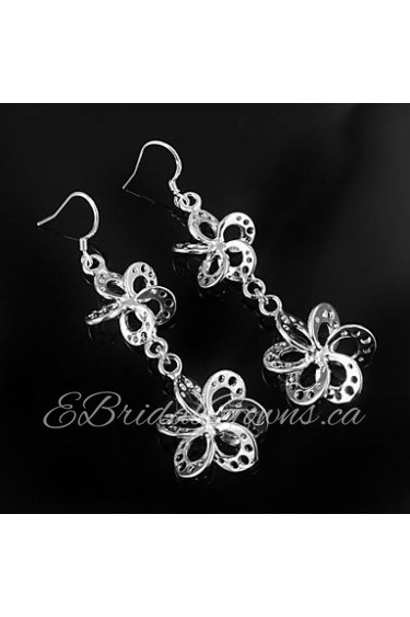 Fashion Design Silver Plated Earring