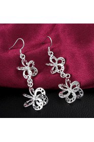 Fashion Design Silver Plated Earring