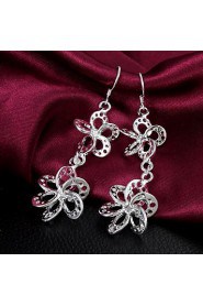 Fashion Design Silver Plated Earring