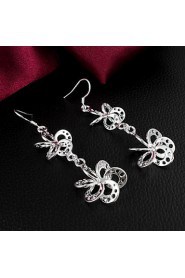 Fashion Design Silver Plated Earring