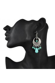 Drop Earrings Women's Alloy Earring Turquoise