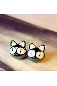 Fashion Lovely Big Eyes Small Cats Earrings