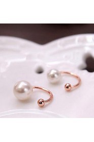 Korea's Pearl Ear Bones Clip Without Ear Pierced Earrings