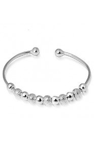 Women's Silver Cuff With Bracelet