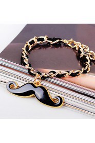 Unisex Chain Bracelet Silver / Alloy / Leather / Rope Non Stone