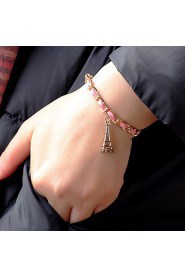 Unisex Chain Bracelet Silver / Alloy / Leather / Rope Non Stone