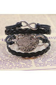 Unisex Chain Bracelet Silver / Alloy / Leather / Rope Non Stone