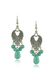 Drop Earrings Women's Alloy Earring Turquoise