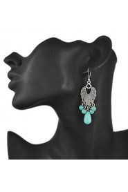 Drop Earrings Women's Alloy Earring Turquoise