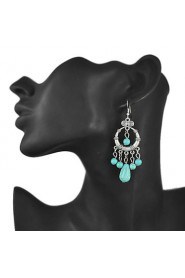 Drop Earrings Women's Alloy Earring Turquoise