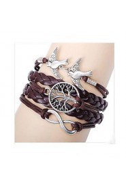 European Style Retro Alloy Hand-woven Multilayer Bracelets