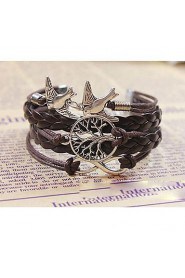 European Style Retro Alloy Hand-woven Multilayer Bracelets