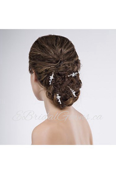 Butterfly Women Alloy Hair Pin With Rhinestone Wedding/Party Headpiece