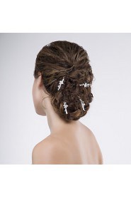 Butterfly Women Alloy Hair Pin With Rhinestone Wedding/Party Headpiece