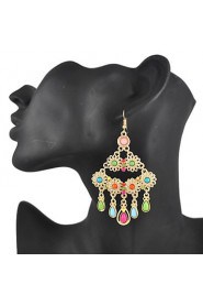 Drop Earrings Women's Alloy Earring Multi-stone