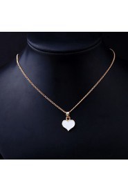 Women's Alloy Necklace With Rhinestone More Colors