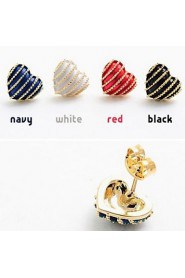 Women's Alloy Stud Earrings With Rhinestone More Colors