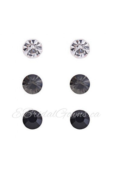 Stud Earrings Women's Alloy Earring Rhinestone