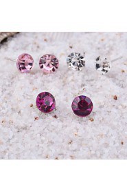 Stud Earrings Women's Alloy Earring Rhinestone