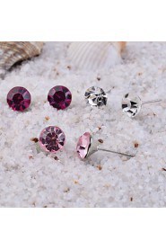 Stud Earrings Women's Alloy Earring Rhinestone