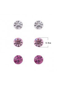 Stud Earrings Women's Alloy Earring Rhinestone