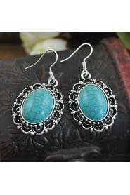 Turquoise stone earrings Green Turquoise Earring Wholesale