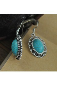 Turquoise stone earrings Green Turquoise Earring Wholesale