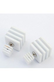 Women's European And American Fashion Simple Square Stud Earrings