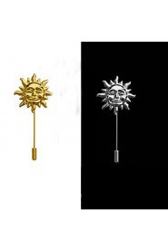 Sun Brooch (1Pc)