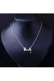 Women's Alloy Necklace Anniversary/Wedding/Engagement/Birthday/Gift/Party/Daily/Special Occasion/Causal/Office & Career/OutdoorImitation