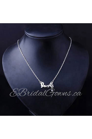 Women's Alloy Necklace Anniversary/Wedding/Engagement/Birthday/Gift/Party/Daily/Special Occasion/Causal/Office & Career/OutdoorImitation