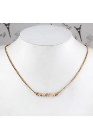 BestFriend Pattern Personable Alloy Necklace Gold(1Pc)