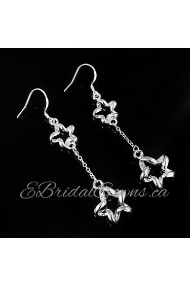 Fashion Design Silver Plated Earring