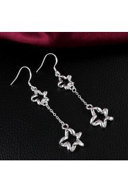 Fashion Design Silver Plated Earring