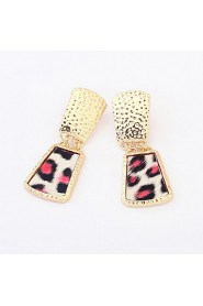 Fashion Alloy Leopard Print Earrings(More Colors)