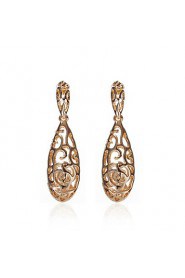 18K Gold Plated Fabulous Rhinestone Plated Fashion Earrings