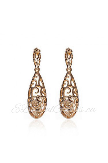 18K Gold Plated Fabulous Rhinestone Plated Fashion Earrings