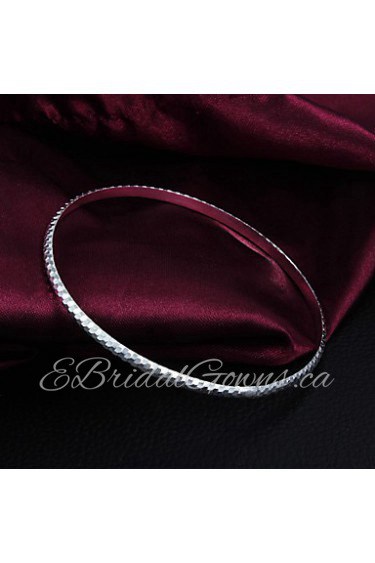 High Quality Classic Silver Silver-Plated Single Wrap Bracelets