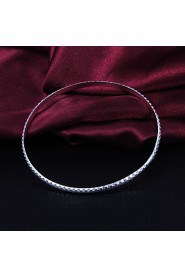 High Quality Classic Silver Silver-Plated Single Wrap Bracelets