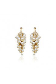 Drop Earrings Women's Alloy Earring Imitation Pearl