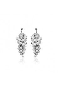 Drop Earrings Women's Alloy Earring Imitation Pearl