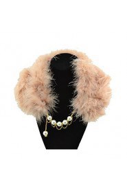 Gorgeous Alloy With Pearl/Fur Women's Necklace