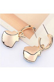 Unique 18K Gold Plated High Quality Alloy and Crystal Earring(More Colors)