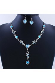 Jewelry Set Women's Birthday / Gift / Party / Daily / Special Occasion Jewelry Sets Alloy Necklaces / Earrings As the Picture