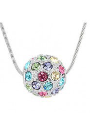 Women's Alloy Necklace Wedding/Party/Gift Crystal