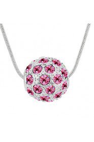 Women's Alloy Necklace Wedding/Party/Gift Crystal