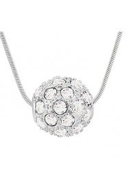 Women's Alloy Necklace Wedding/Party/Gift Crystal