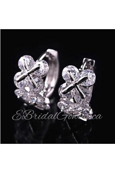 Fashion Personality High Grade Zircon Earrings